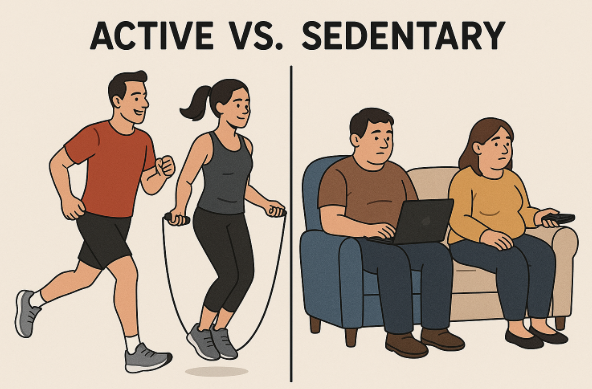 Active vs Sedentary Lifestyle