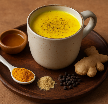Indian Spices Recipe for Healing - Turmeric Milk