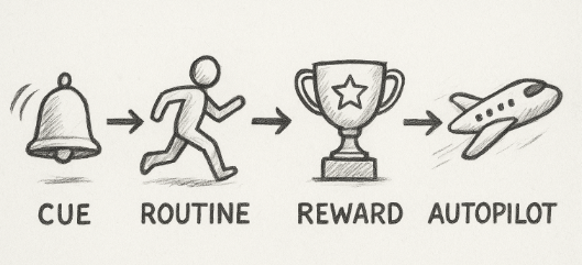 How Brain Develops Habit