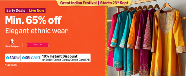✨ Amazon Great Indian Festival 2025: Best Women’s Fashion & Apparel Deals You Can’t Miss
